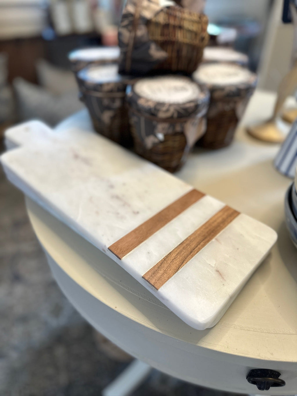 18 MARBLE/WOOD CUTTING BOARD