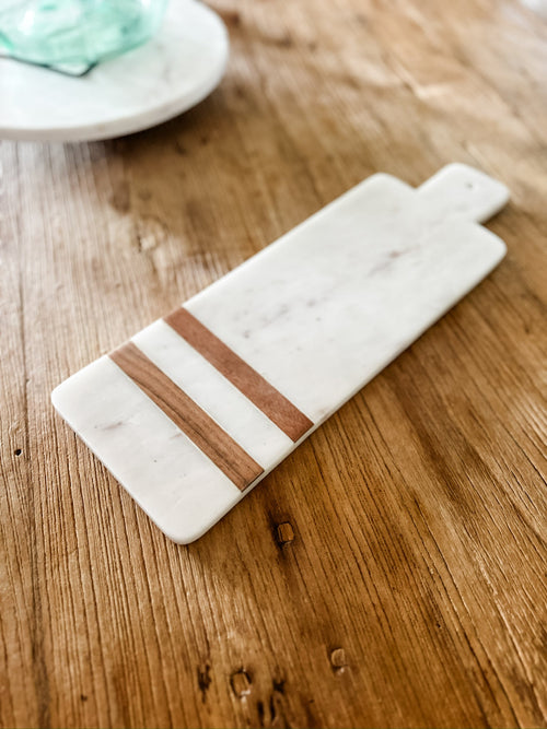 18 MARBLE/WOOD CUTTING BOARD