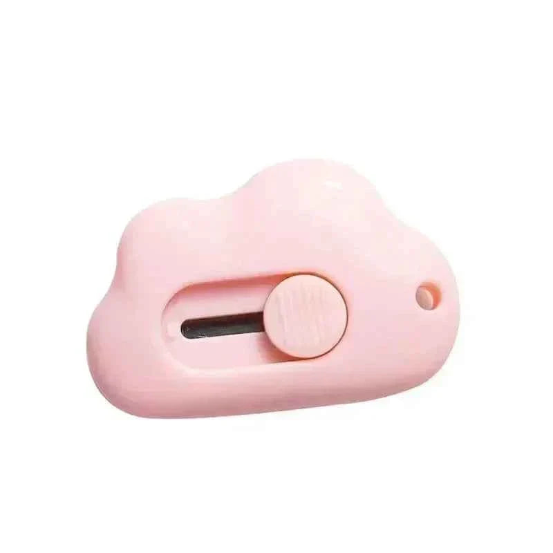 Cute Rabbit Cloud Color Mini Portable Paper Cutting Machine - Practical Razor Blade Office Stationery