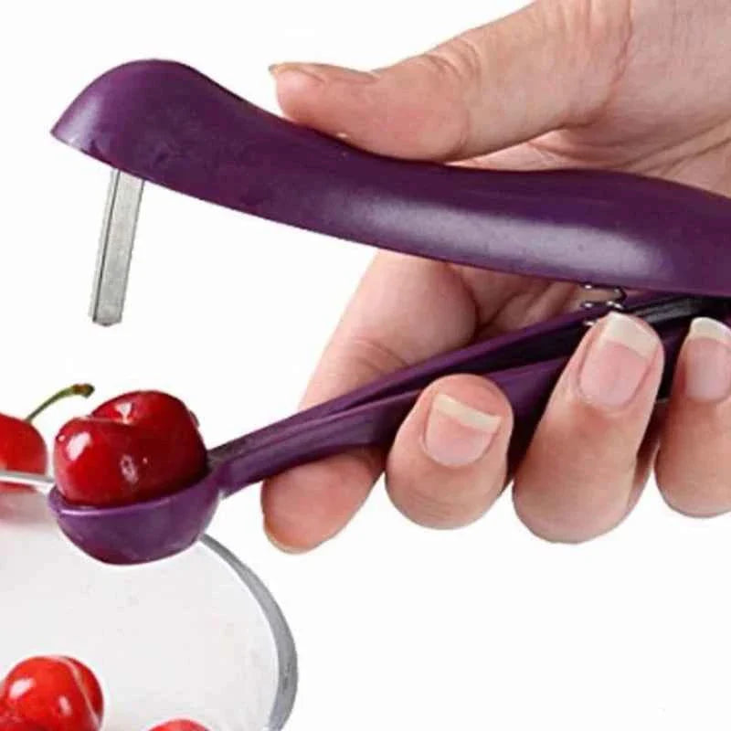 Brand New Cherry Fruit Pit Remover Tool - Efficient Olive and Seed Remover for Fruits and Vegetables