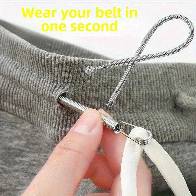 Bendable Drawstring Threader Clip for Pants and Hoodies - Flexible Elastic Band Lace Cord DIY Sewing Accessory