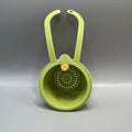 Press-Type Drain Basket for Kitchen & Bathroom | Multi-Functional Food Strainer & Sink Organizer