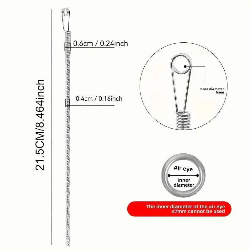 Bendable Drawstring Threader Clip for Pants and Hoodies - Flexible Elastic Band Lace Cord DIY Sewing Accessory