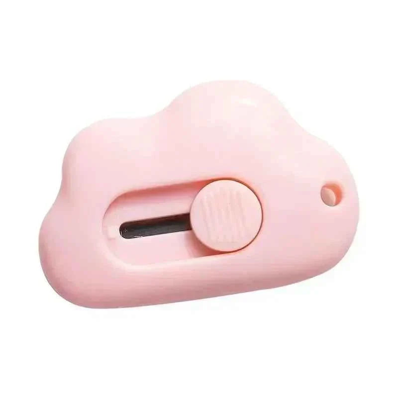 Cute Rabbit Cloud Color Mini Portable Paper Cutting Machine - Practical Razor Blade Office Stationery