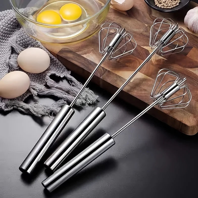 Stainless Steel Egg Beater for Effortless Mixing, Stirring, and Beating in Kitchen Baking
