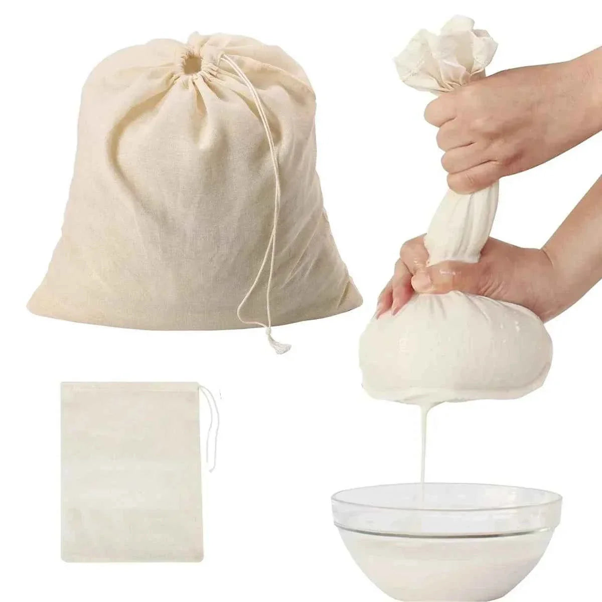 Cotton Cheese Slicer Cloth - Cream Cheese Slicer Gauze Kitchen Tool for Tofu, Butter, Milk, and Coffee