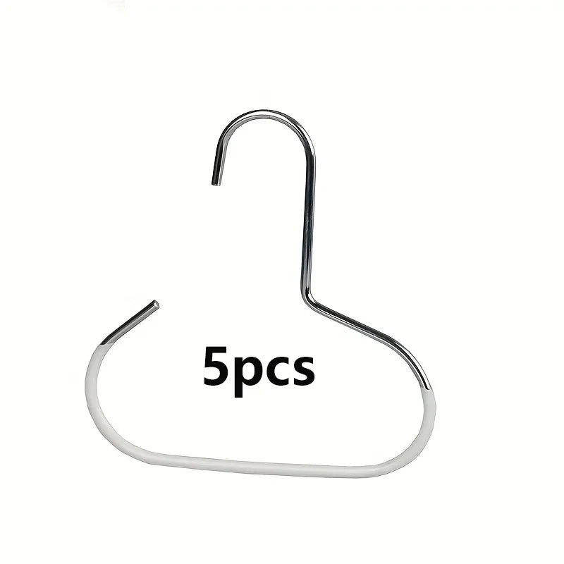 Manganese Steel Round Hooks - 1/2/5pcs Versatile Strong Hooks for Hats, Ties, Scarves & Bags