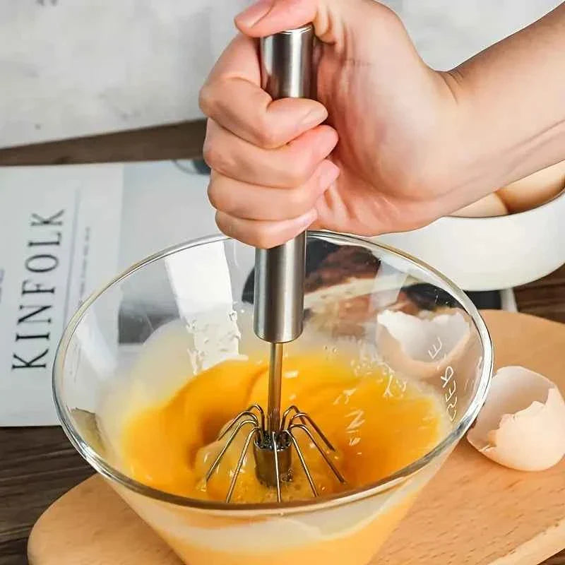 Stainless Steel Egg Beater for Effortless Mixing, Stirring, and Beating in Kitchen Baking