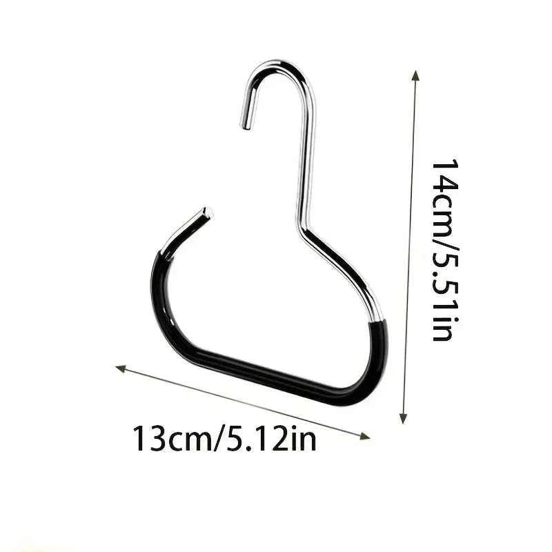 Manganese Steel Round Hooks - 1/2/5pcs Versatile Strong Hooks for Hats, Ties, Scarves & Bags