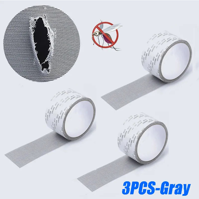 Mosquito Net Window Screen Repair - Easy-to-Apply Waterproof Self-Adhesive Mesh Patch