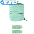 New Without Ties No Tie Elastic Shoelaces Press Lock Flat Widened 8MM Shoelaces for Kids and Adults