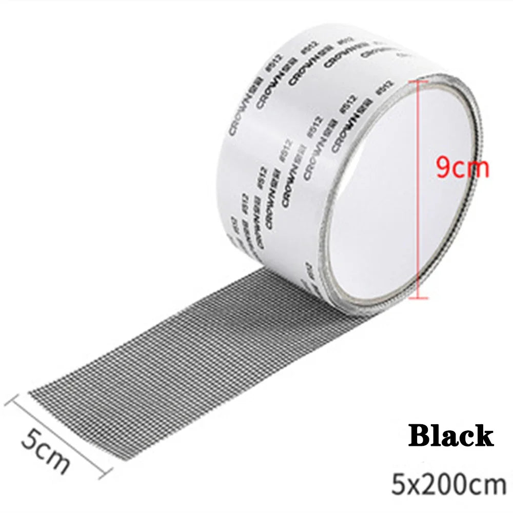 Mosquito Net Window Screen Repair - Easy-to-Apply Waterproof Self-Adhesive Mesh Patch
