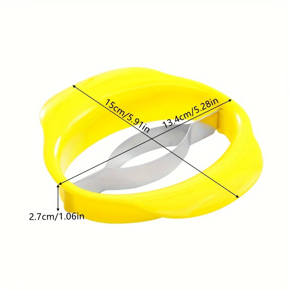 Mango Slicer Tool - Easy Peel & Core Remover, Durable Plastic Fruit Cutter with Non-Slip Grip, Color Options