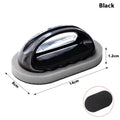 Magic Emery Sponge Brush Cleaner for Kitchen and Bath - Strong Rust Removal Tool with Handle
