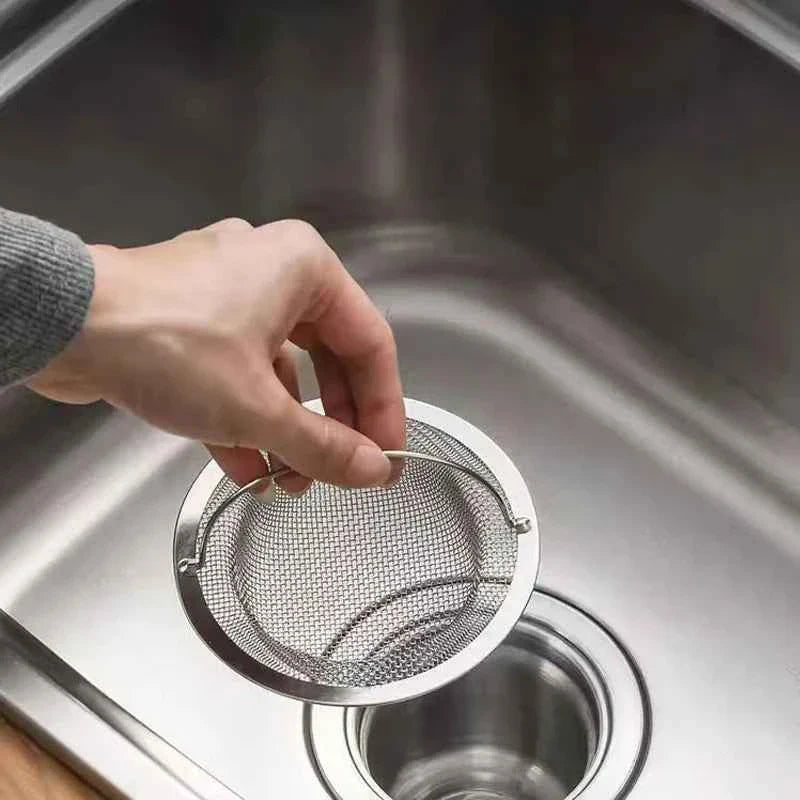 Stainless Steel Sink Strainer - Thickened Anti Clog Drain Filter, Universal Leak Proof Mesh for Sink Basket Debris Catcher