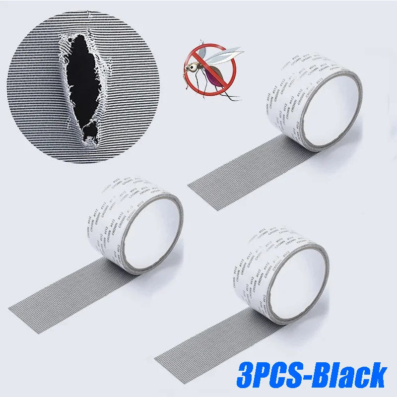Mosquito Net Window Screen Repair - Easy-to-Apply Waterproof Self-Adhesive Mesh Patch