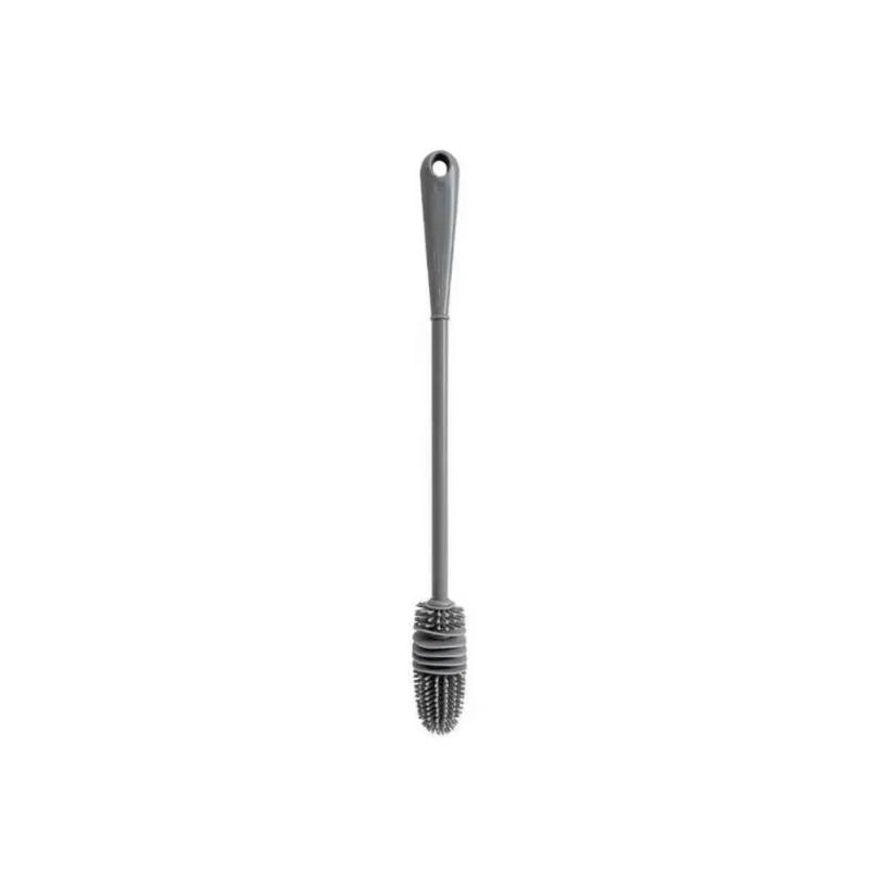 Silicone Bottle Brush for Cleaning Milk Bottles, Glass Cups, and Drink Bottles - Long Handle Scrubber Tool