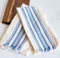 Blue strip kitchen towels