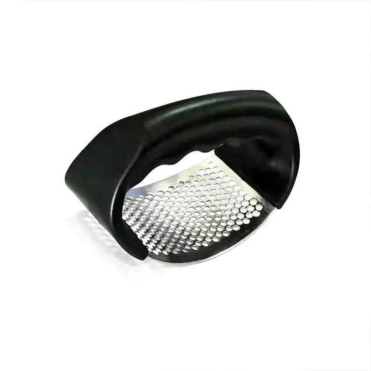 Stainless Steel Garlic Press Tool - Manual Garlic Mincer and Chopper for Fruits and Vegetables, Kitchen Accessories Gadget