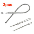 Bendable Drawstring Threader Clip for Pants and Hoodies - Flexible Elastic Band Lace Cord DIY Sewing Accessory