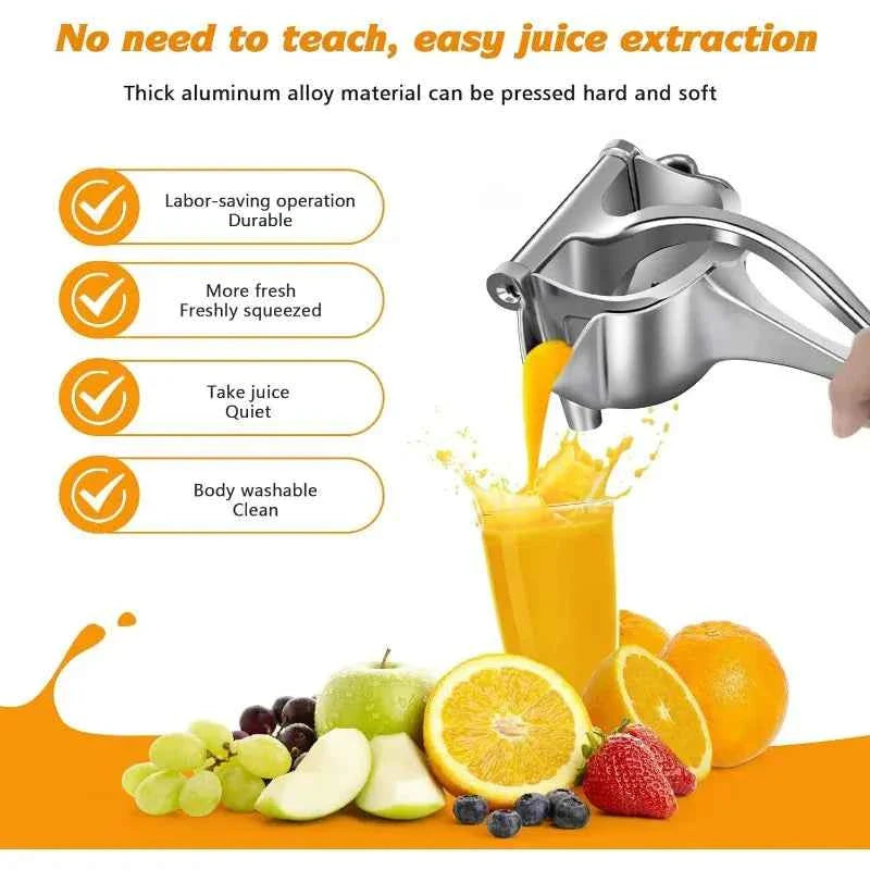 Manual Citrus Juicer - Premium Quality Heavy Duty Metal Alloy Fruit Juice Squeezer Extractor Tool