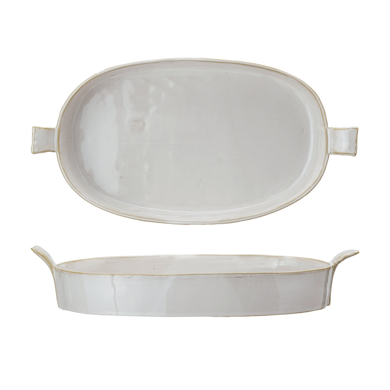 1-1/2 Quart Stoneware Baker w/ Handles